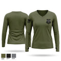 Grant County Tactical Response Team Women's Long Sleeve V-neck Shirt - 1