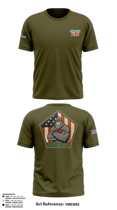 Hayfork Engine 321 44887937 Old School Cotton Feel Shirt - 23
