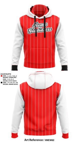 Hoodie, Roma Gladiators, Baseball, Teamtime, Team time, sublimation, custom sports apparel, team uniforms, spirit wear, spiritwear, sports uniforms, custom shirts, team store, custom team store, fundraiser sports, apparel fundraiser