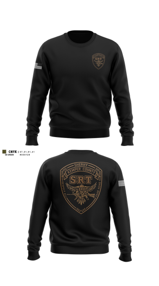 Crew Neck Sweatshirt, Kemper County Sheriff’s Office, Police, Teamtime, Team time, sublimation, custom sports apparel, team uniforms, spirit wear, spiritwear, sports uniforms, custom shirts, team store, custom team store, fundraiser sports, apparel fundraiser