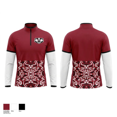 Beebe Badgers Quarter Zip Jacket - 1