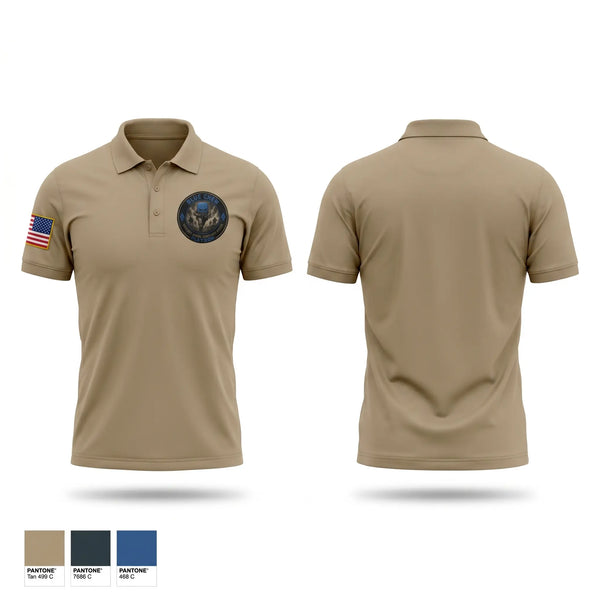 Short Sleeve Performance Polo, TTBF 2026, National Guard, Teamtime, Team time, sublimation, custom sports apparel, team uniforms, spirit wear, spiritwear, sports uniforms, custom shirts, team store, custom team store, fundraiser sports, apparel fundraiser