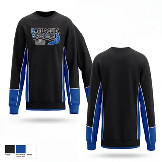 Crew Neck Sweatshirt, Barracuda Swim Club, Swimming, Teamtime, Team time, sublimation, custom sports apparel, team uniforms, spirit wear, spiritwear, sports uniforms, custom shirts, team store, custom team store, fundraiser sports, apparel fundraiser