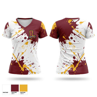 Womens Short Sleeve Vneck Shirt, Lenox Baseball, Baseball, Teamtime, Team time, sublimation, custom sports apparel, team uniforms, spirit wear, spiritwear, sports uniforms, custom shirts, team store, custom team store, fundraiser sports, apparel fundraiser