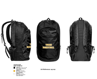 Gear Bag, Tomah, Women's Basketball, Teamtime, Team time, sublimation, custom sports apparel, team uniforms, spirit wear, spiritwear, sports uniforms, custom shirts, team store, custom team store, fundraiser sports, apparel fundraiser
