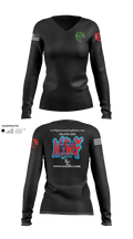 WeAllWeGot~Family First 22026589 Women's Long Sleeve V-neck Shirt - 21