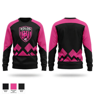 Crew Neck Sweatshirt, Xolos, Men's Soccer, Teamtime, Team time, sublimation, custom sports apparel, team uniforms, spirit wear, spiritwear, sports uniforms, custom shirts, team store, custom team store, fundraiser sports, apparel fundraiser