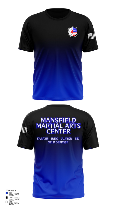 Mansfield Martial Arts Center Short Sleeve Performance Shirt - 35