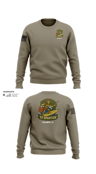 Crew Neck Sweatshirt, Task Force Spartan, , Teamtime, Team time, sublimation, custom sports apparel, team uniforms, spirit wear, spiritwear, sports uniforms, custom shirts, team store, custom team store, fundraiser sports, apparel fundraiser