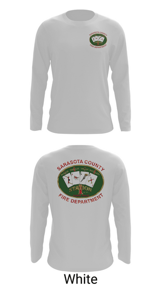 Long Sleeve Performance Shirt, Sarasota county fire dept sta 1, Fire Department, Teamtime, Team time, sublimation, custom sports apparel, team uniforms, spirit wear, spiritwear, sports uniforms, custom shirts, team store, custom team store, fundraiser sports, apparel fundraiser
