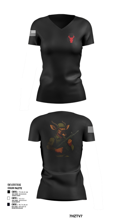 TF Nyala 30350484 Women's Short Sleeve V-neck Shirt - 103