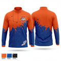 Chester Academy Track & Field 1825777 Quarter Zip Jacket - 1