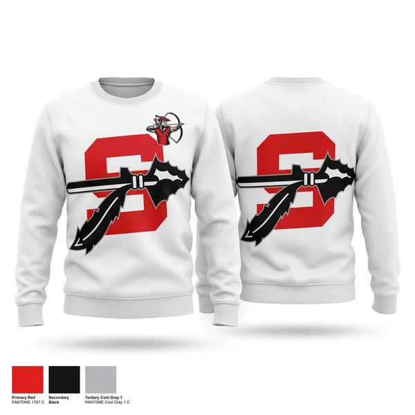 Crew Neck Sweatshirt, Sherwood Middle School Football, , Teamtime, Team time, sublimation, custom sports apparel, team uniforms, spirit wear, spiritwear, sports uniforms, custom shirts, team store, custom team store, fundraiser sports, apparel fundraiser
