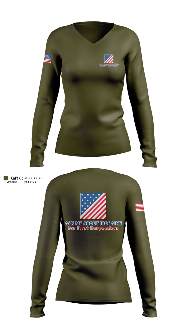 Womens Long Sleeve Vneck Shirt, 343, Police, Teamtime, Team time, sublimation, custom sports apparel, team uniforms, spirit wear, spiritwear, sports uniforms, custom shirts, team store, custom team store, fundraiser sports, apparel fundraiser