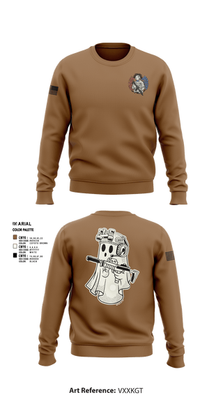 Crew Neck Sweatshirt, 5th special forces group, Army, Teamtime, Team time, sublimation, custom sports apparel, team uniforms, spirit wear, spiritwear, sports uniforms, custom shirts, team store, custom team store, fundraiser sports, apparel fundraiser