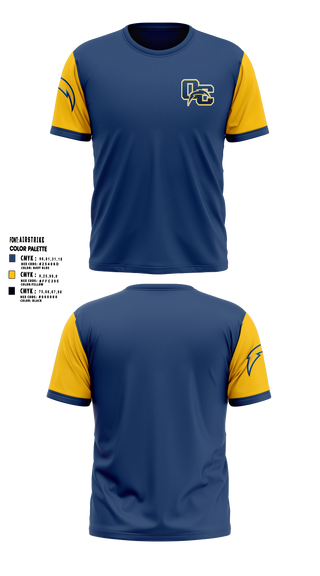 Short Sleeve Performance Shirt, Oakmont chargers, , Teamtime, Team time, sublimation, custom sports apparel, team uniforms, spirit wear, spiritwear, sports uniforms, custom shirts, team store, custom team store, fundraiser sports, apparel fundraiser