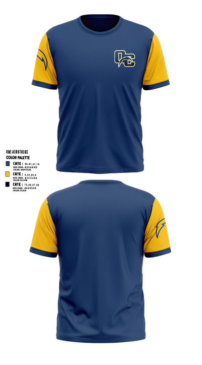 Oakmont chargers Short Sleeve Performance Shirt - 6