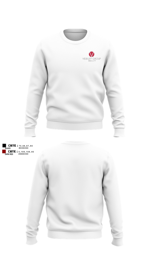 Crew Neck Sweatshirt, Keller Williams realty, , Teamtime, Team time, sublimation, custom sports apparel, team uniforms, spirit wear, spiritwear, sports uniforms, custom shirts, team store, custom team store, fundraiser sports, apparel fundraiser