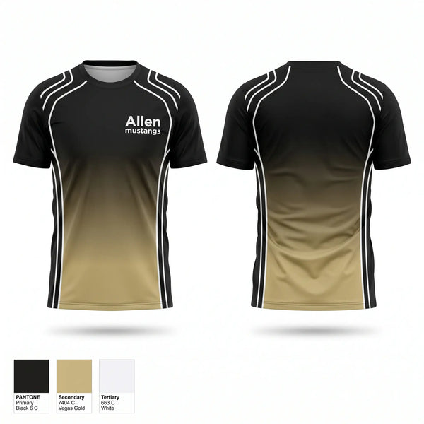 Short Sleeve Performance Shirt, Allen mustangs, Cheer, Teamtime, Team time, sublimation, custom sports apparel, team uniforms, spirit wear, spiritwear, sports uniforms, custom shirts, team store, custom team store, fundraiser sports, apparel fundraiser