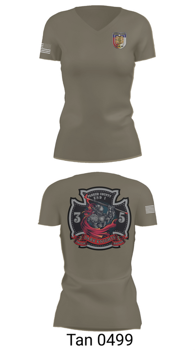 Truck 35 66296032 Women's Short Sleeve V-neck Shirt - 68