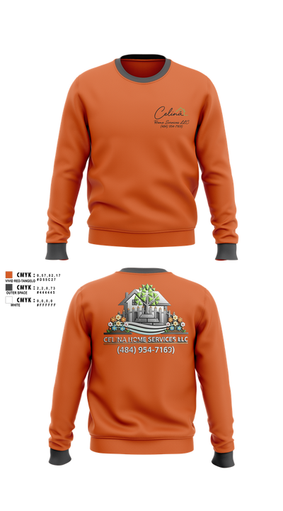 Celina Home Services LLC Crew Neck Sweatshirt - 100