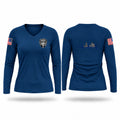 Providence PD Women's Long Sleeve V-neck Shirt - 1