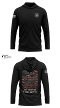 Great Notch Fire Company #4 Long Sleeve Hooded Sun Shirt - 12