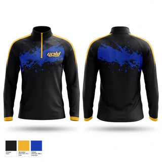 Quarter Zip Jacket, Gold Premier, Softball, Teamtime, Team time, sublimation, custom sports apparel, team uniforms, spirit wear, spiritwear, sports uniforms, custom shirts, team store, custom team store, fundraiser sports, apparel fundraiser