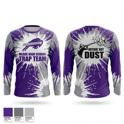 Meade High School Trap Team 7017681 Long Sleeve Performance Shirt 1