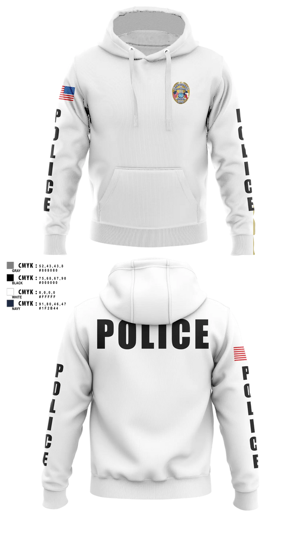 Hoodie, Sour Lake Police Department, Police, Teamtime, Team time, sublimation, custom sports apparel, team uniforms, spirit wear, spiritwear, sports uniforms, custom shirts, team store, custom team store, fundraiser sports, apparel fundraiser