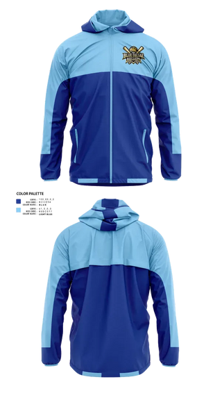Windbreaker, Blue collar ballers, Softball, Teamtime, Team time, sublimation, custom sports apparel, team uniforms, spirit wear, spiritwear, sports uniforms, custom shirts, team store, custom team store, fundraiser sports, apparel fundraiser