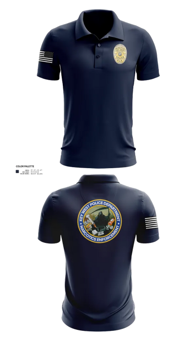 Key West Police Department 73873971 Short Sleeve Performance Polo - 22
