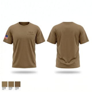 Old School Cotton Feel Shirt, 1-184 A co infantry, National Guard, Teamtime, Team time, sublimation, custom sports apparel, team uniforms, spirit wear, spiritwear, sports uniforms, custom shirts, team store, custom team store, fundraiser sports, apparel fundraiser