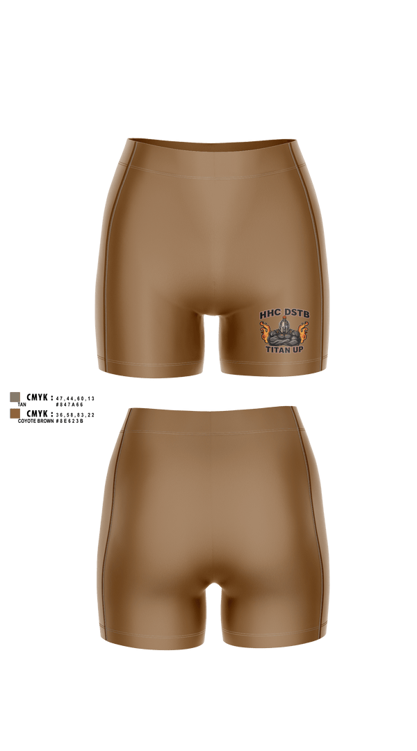 Womens Compression Shorts, HHC, DSTB, 3DSB, Army, Teamtime, Team time, sublimation, custom sports apparel, team uniforms, spirit wear, spiritwear, sports uniforms, custom shirts, team store, custom team store, fundraiser sports, apparel fundraiser