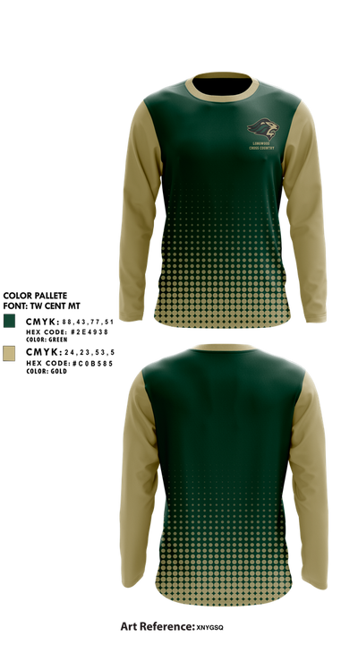 Longwood Cross Country 61457987 Long Sleeve Performance Shirt 1