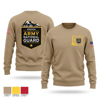 Crew Neck Sweatshirt, Oregon Army National Guard, National Guard, Teamtime, Team time, sublimation, custom sports apparel, team uniforms, spirit wear, spiritwear, sports uniforms, custom shirts, team store, custom team store, fundraiser sports, apparel fundraiser