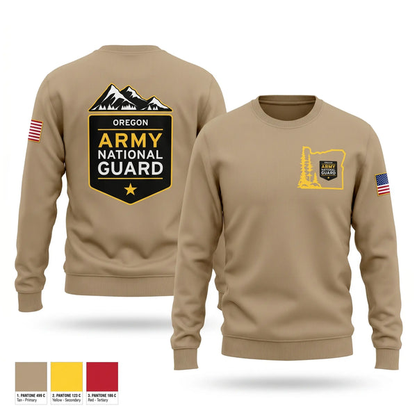 Crew Neck Sweatshirt, Oregon Army National Guard, National Guard, Teamtime, Team time, sublimation, custom sports apparel, team uniforms, spirit wear, spiritwear, sports uniforms, custom shirts, team store, custom team store, fundraiser sports, apparel fundraiser
