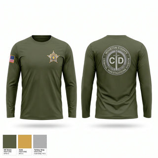 Long Sleeve Performance Shirt, Houston County AL CID, Police, Teamtime, Team time, sublimation, custom sports apparel, team uniforms, spirit wear, spiritwear, sports uniforms, custom shirts, team store, custom team store, fundraiser sports, apparel fundraiser