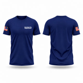 Old School Cotton Feel Shirt, Westlake Fire Department, Fire Department, Teamtime, Team time, sublimation, custom sports apparel, team uniforms, spirit wear, spiritwear, sports uniforms, custom shirts, team store, custom team store, fundraiser sports, apparel fundraiser