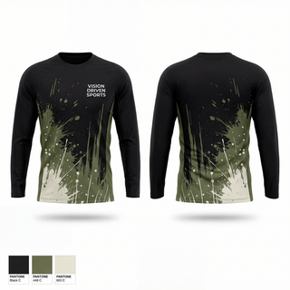 Long Sleeve Performance Shirt, VISION DRIVEN SPORTS, Men's Basketball, Teamtime, Team time, sublimation, custom sports apparel, team uniforms, spirit wear, spiritwear, sports uniforms, custom shirts, team store, custom team store, fundraiser sports, apparel fundraiser