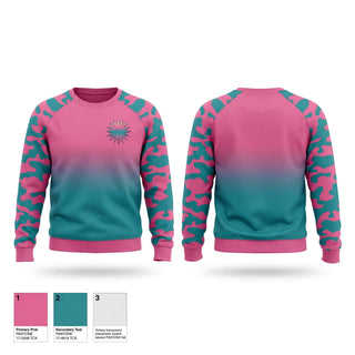 Crew Neck Sweatshirt, SJ Riot, Softball, Teamtime, Team time, sublimation, custom sports apparel, team uniforms, spirit wear, spiritwear, sports uniforms, custom shirts, team store, custom team store, fundraiser sports, apparel fundraiser