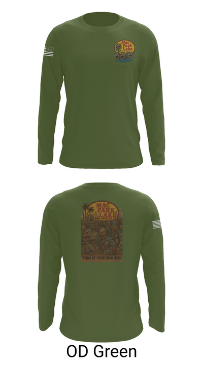 MACARTHUR PARK UNIT 16981211 Long Sleeve Performance Shirt 44