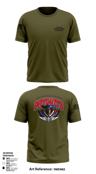 Old School Cotton Feel Shirt, C Co. 2-210 Aviation Regiment (Structures), , Teamtime, Team time, sublimation, custom sports apparel, team uniforms, spirit wear, spiritwear, sports uniforms, custom shirts, team store, custom team store, fundraiser sports, apparel fundraiser