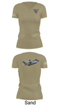 NAS JRB FORT WORTH 78488583 Women's Short Sleeve V-neck Shirt - 84