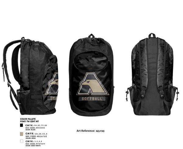 Gear Bag, All-Army Softball, Softball, Teamtime, Team time, sublimation, custom sports apparel, team uniforms, spirit wear, spiritwear, sports uniforms, custom shirts, team store, custom team store, fundraiser sports, apparel fundraiser