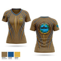 COMSUBPAC CPOA 46218356 Women's Short Sleeve V-neck Shirt - 1