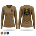 NAVSTA MAYPORT 4233661 Women's Long Sleeve V-neck Shirt - 1