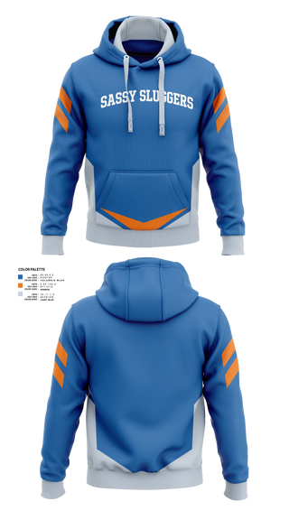 Hoodie, Sassy sluggers, Softball, Teamtime, Team time, sublimation, custom sports apparel, team uniforms, spirit wear, spiritwear, sports uniforms, custom shirts, team store, custom team store, fundraiser sports, apparel fundraiser