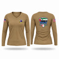 D/10th GE Women's Long Sleeve V-neck Shirt - 1