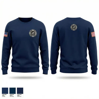 Crew Neck Sweatshirt, Wattsburg Hose Company, Fire Department, Teamtime, Team time, sublimation, custom sports apparel, team uniforms, spirit wear, spiritwear, sports uniforms, custom shirts, team store, custom team store, fundraiser sports, apparel fundraiser